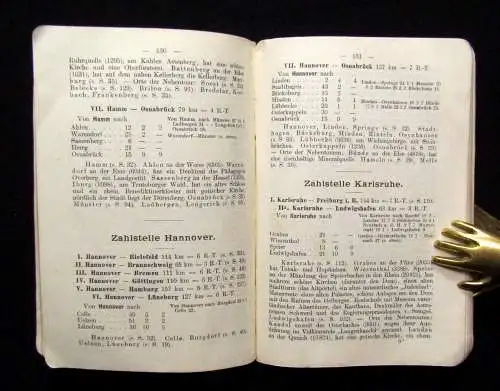 Eichler Reisehandbuch für die Organisierten Buchdrucker Deutschlands 1904 Handel