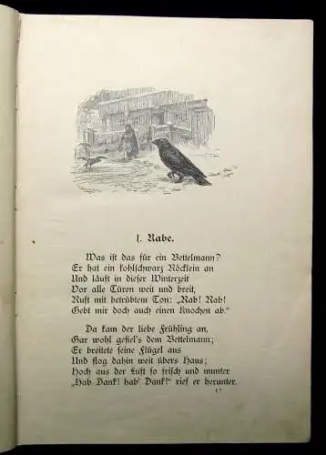 Hey Wilhelm Fünfzig Fabeln für Kinder  um 1890 Mit Holzschnitten nach Zeichungen