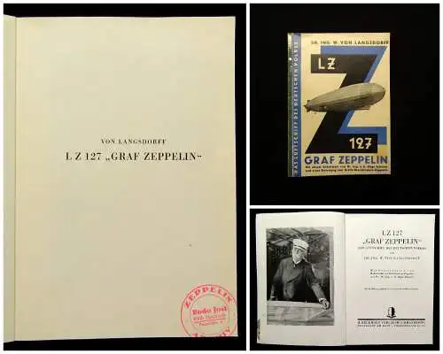 Langsdorff LZ 127 Graf Zeppelin 1928 Selten 66 Bilder Selten Luftschifffahrt