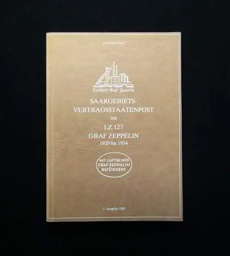 Hartmann Saargebiets-Vertragsstaatenpost mit LZ 127 (1929-1934) 1985 s. selten