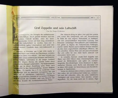 Eckener; Grüttel Im Luftschiff über Berlin und Umgebung Sehr selten 1914