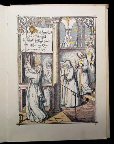 Die Amen-Uhr Aus des Knaben Wunderhorn In Holzschnitten nach Zeichnungen um 1900