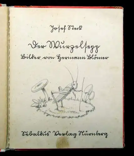 Steck, Josef Der Wurzelsepp Bilder von Hermann Blömer 1938 Kinderbuch