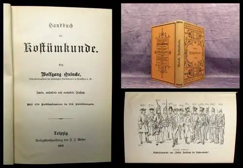 Quincke Handbuch der Kostümkunde Mit 459 Kostümfiguren in 152Abbildungen 1896