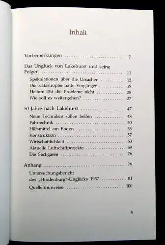 Knäusel Sackgasse am Himmel 1988 Zeppelin-Archiv Bodo Jost Luftschiffahrt