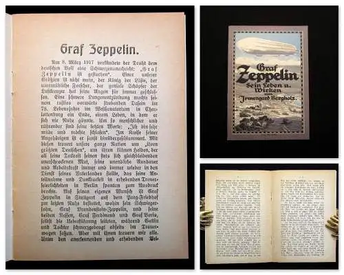 Bergholz Graf Zeppelin Sein Leben und Wirken um 1920 Zeppelin-Archiv Bodo Jost