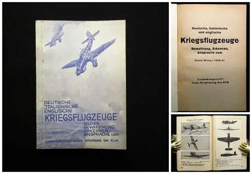 RLM Deutsche italienische u. englische Kriegsflugzeuge 1. Hälfte 20. Jhd