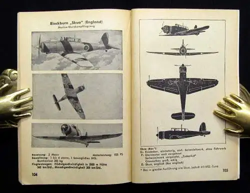 RLM Deutsche italienische u. englische Kriegsflugzeuge 1. Hälfte 20. Jhd