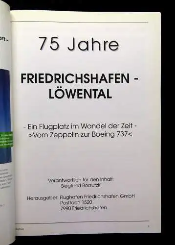 Borzutzki 75 Jahre Friedrichshafen-Löwental um 1900 Zeppelin-Archiv Bodo Jost