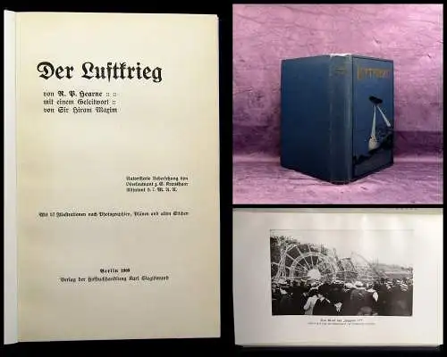 Hearne Der Luftkrieg 1909 57 Illustrationen, Pläne und alte Stiche Zeppelin