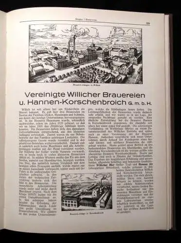 Die deutsche Braukunst der Gegenwart 1930 selten Handwerk Industrie Vertrieb