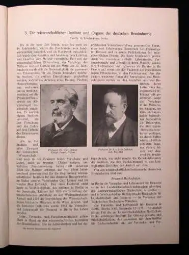 Die deutsche Braukunst der Gegenwart 1930 selten Handwerk Industrie Vertrieb