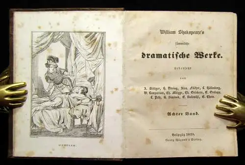 Böttger,Döring u.a. William Shakspeare`s sämmtliche dramatische Werke 1-12, 1839