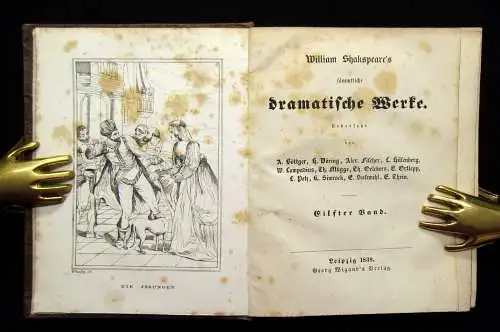 Böttger,Döring u.a. William Shakspeare`s sämmtliche dramatische Werke 1-12, 1839