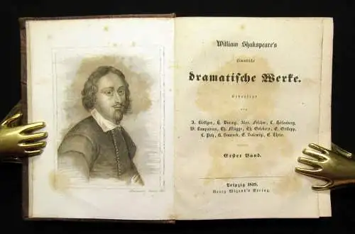 Böttger,Döring u.a. William Shakspeare`s sämmtliche dramatische Werke 1-12, 1839