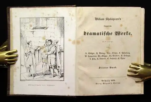 Böttger,Döring u.a. William Shakspeare`s sämmtliche dramatische Werke 1-12, 1839