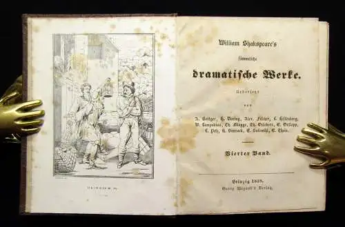 Böttger,Döring u.a. William Shakspeare`s sämmtliche dramatische Werke 1-12, 1839