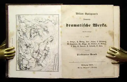 Böttger,Döring u.a. William Shakspeare`s sämmtliche dramatische Werke 1-12, 1839