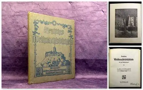 Kotzde Deutsches Weihnachtsbüchlein für den Schulgebrauch um 1910 Kinderbuch