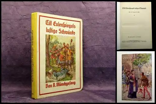 Till Eulenspiegels lustige Schwänke um 1930 Kinderbuch Erzählungen