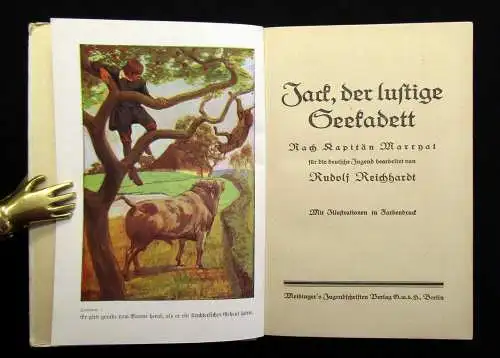 2 Bücher Jack der lustige Seekadett/ Auf dunkler Spur nach Afrika um 1930