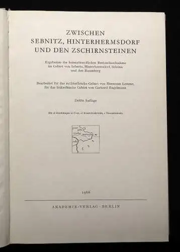 Werte der deutschen Heimat Zw. Sebnitz Hinterhermsdorf u d Zschirnsteinen 1966