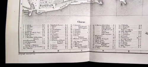 Baedeker Karl Unter-Italien und Sicilien Mit 8 Karten und 12 Plänen 1876 selten