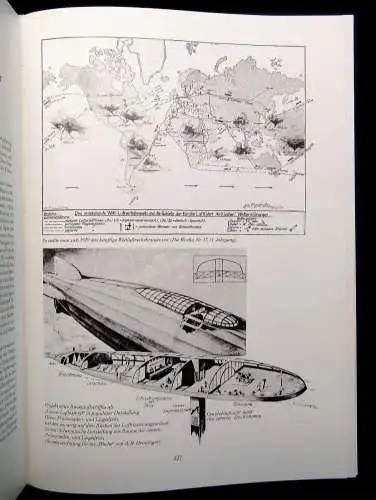 Kleinheins Die grossen Zeppeline 1985 Geschichte des Luftschiffbaus Bodo Jost