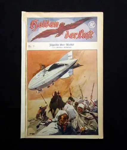 Beckmann Helden der Luft Nr. 2 Zeppelin über Afrika um 1920 Luftschifffahrt