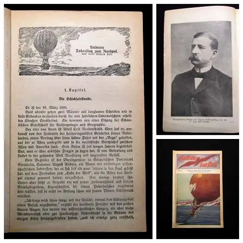 Balk Helden der Luft Nr. 5 Andrees Todesflug zum Nordpol um 1920 Luftschifffahrt