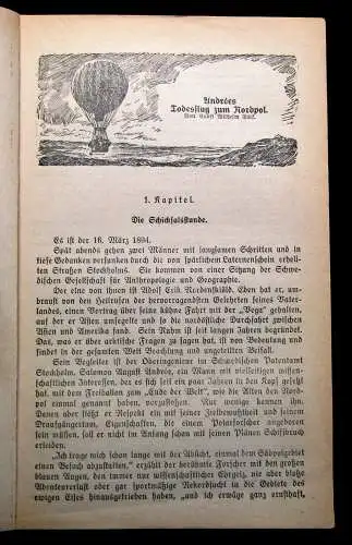 Balk Helden der Luft Nr. 5 Andrees Todesflug zum Nordpol um 1920 Luftschifffahrt