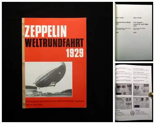 Sander Zeppelin Weltrundfahrt 1929  1989 Zeppelin-Archiv Bodo Jost Luftfahrt