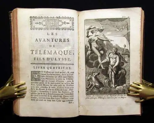 Francois Fenelon Les Avantures de Telemaque,Fils D`ulysse par feu Missere 1699