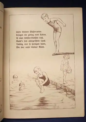 Kinderbuch Wir wollen uns tummeln um 1930 selten ohne Jahr, Ort oder Verlag js