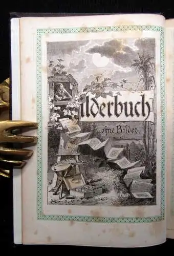 Edmund Lobedanz Bilderbuch ohne Bilder von H.C. Andersen 1874 Literatur