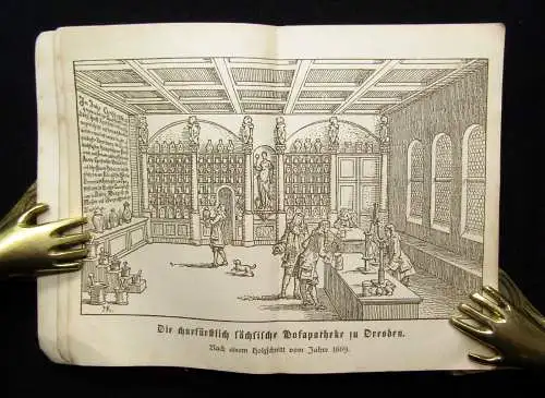 Dresdner Almanach  der königl.Sächs. Hof-Apotheke 1887-1888 3.Ausgabe * selten *