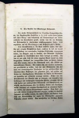 Ritzsch Urkundenbuch der Evangelischen Union mit Erläuterungen 1853 Religion