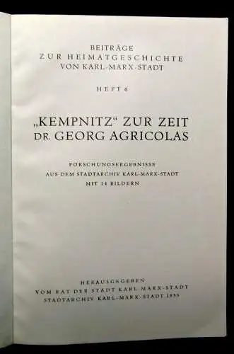 Stöbe 2 Hefte Streik der Chemnitzer Metallarbeiter u. Kempnitz zur Zeit 1955