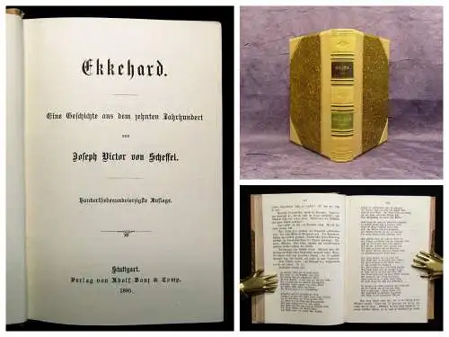 joseph Victor von Scheffel Ekkehard Eine Geschichte aus dem letzten Jahrh.1895