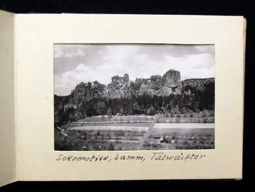 Hübsches kleines Privat-Album der Sächsischen Schweiz mit 12 Or.Fotos um 1940
