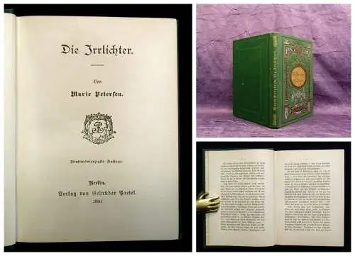 Petersen Die Irrlichter 1890 Belletristik Geschichten Erzählungen Literatur