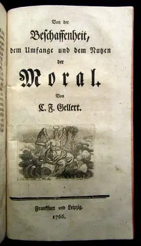 Gellerts sämmtliche Schriften III. Theil 1765 Klassiker Belletristik Lyrik