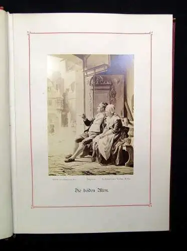 Ramberg Goethe`s Hermann und Dorothea mit acht Bildern 1876 rundumgoldschnitt