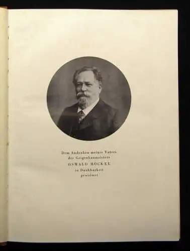 Möckel (Geigenbaumeister in Berlin) Die Kunst des Geigenbaues 1930 Handwerk