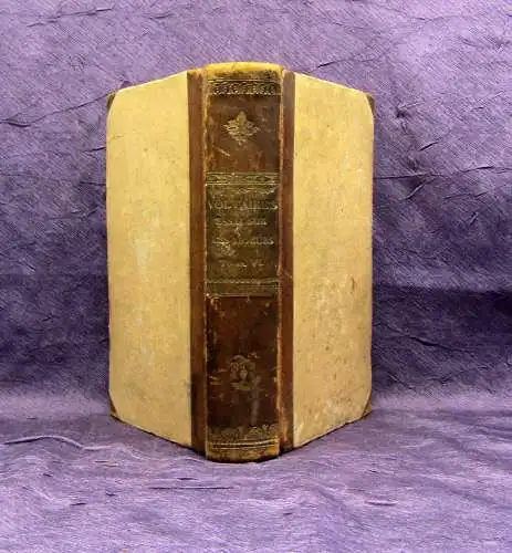 Voltaire ESSAI SUR LES MOEURS ET L´ESPRIT DES NATIONS 21. Bd apart 1785