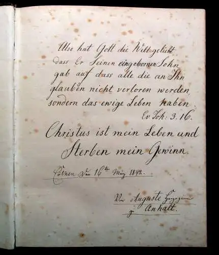 Die Bibel,oder die ganze heilige Schrift des alten und neuen Testaments 1830