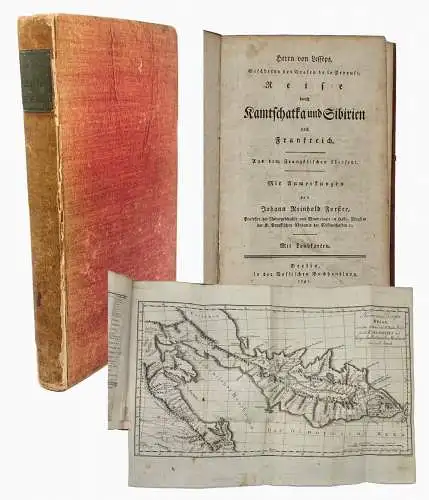 Lesseps Gefährten des Grafen de la Perouse, Reise durch Kamtsschatka 1791