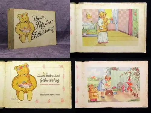 Hauenstein Unser Petz hat Geburtstag 1946 Kinderbuch Literatur Belletristik