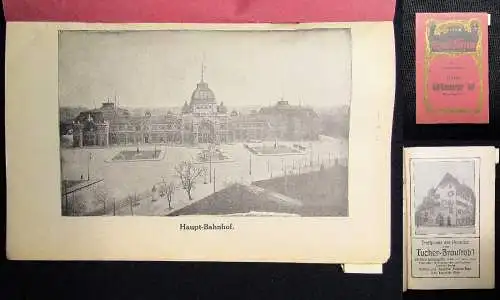 Illustrierter Führer durch Nürnberg mit Stadtplan 1925/26 Guide Reiseführer