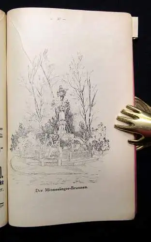 Illustrierter Führer durch Nürnberg mit Stadtplan 1925/26 Guide Reiseführer